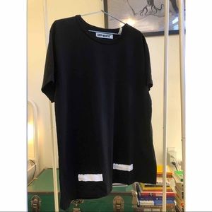 Off-White: Black Brush Tee
